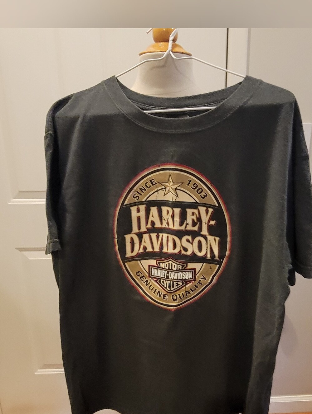 🔥EUC~Harley-Davidson Black T-Shirt with Vintage Logo. Peoria, AZ